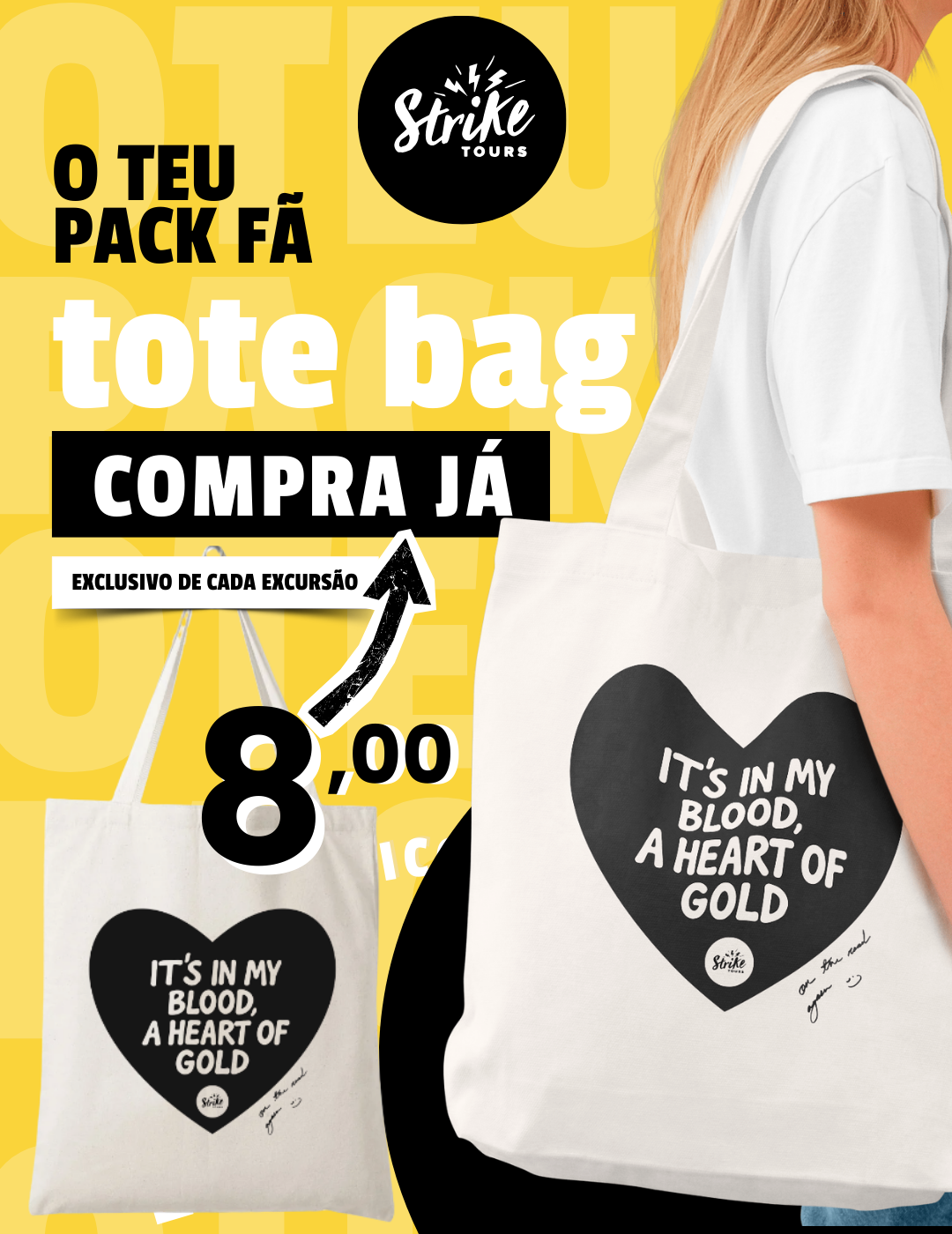 para front do site → Strike Tours