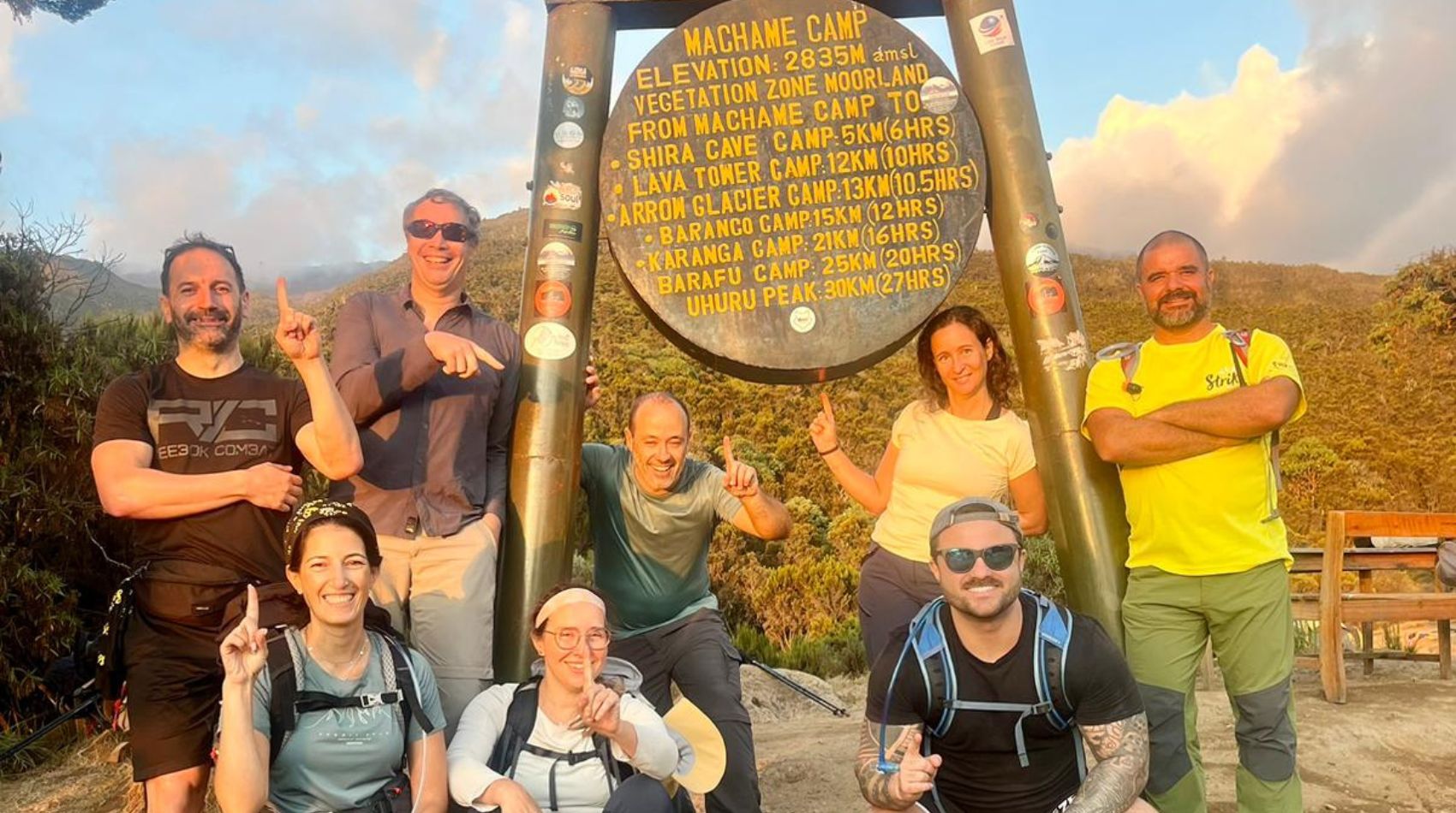 Machame Route → Strike Tours Machame Route Gate