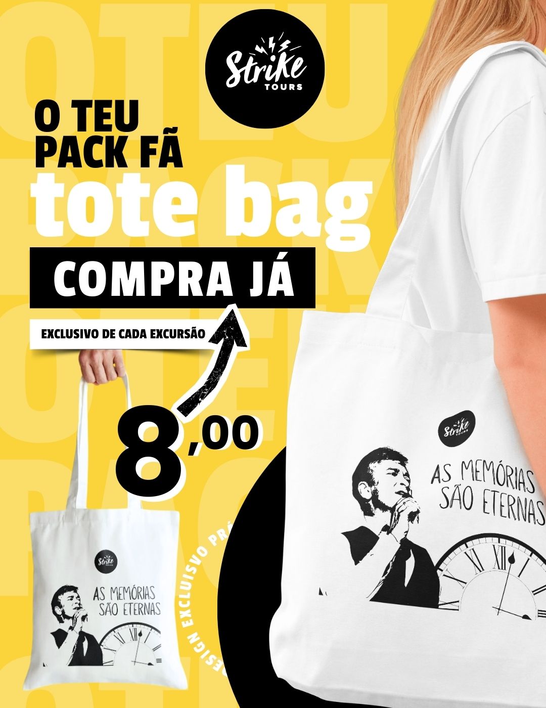 TOTE BAG EDIÇÃO ESPECIAL (1080 x 1350 px) → Strike Tours